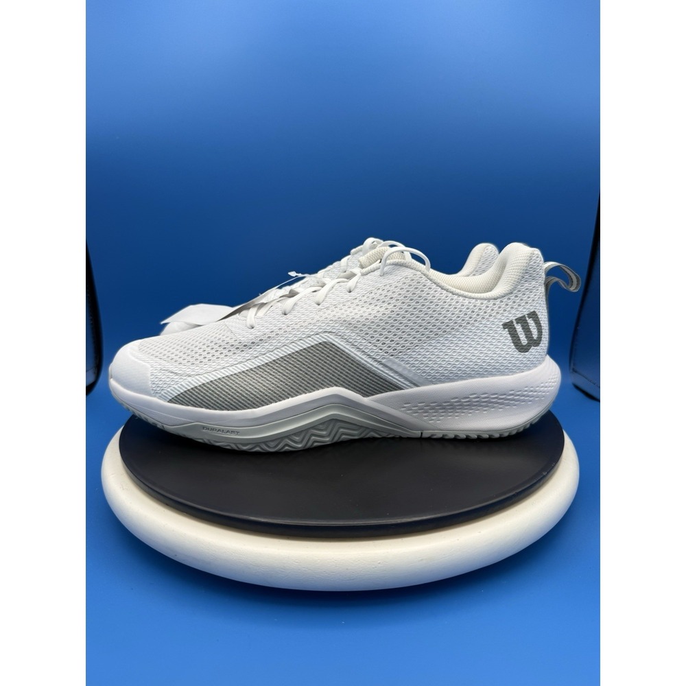 Wilson Rush Pro Lite Mens Size 10.5 White Gray Tennis Shoes Pickleball Sneakers